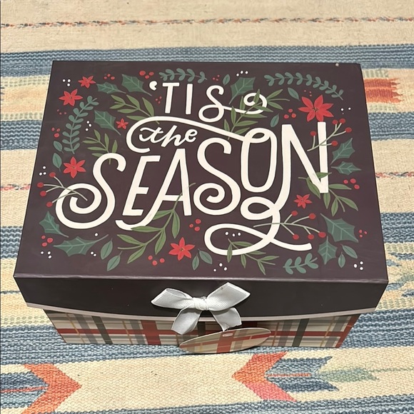 Plaid Storage Box - Picture 2 of 10